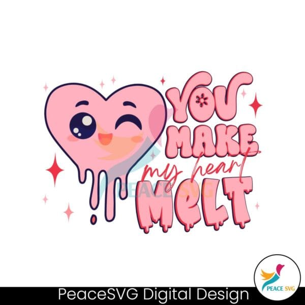 cute-you-make-my-heart-melt-svg