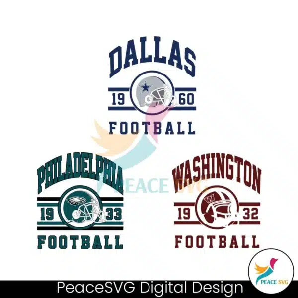 washington-philadelphia-dallas-football-svg-bundle