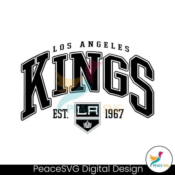 los-angeles-kings-hockey-team-svg