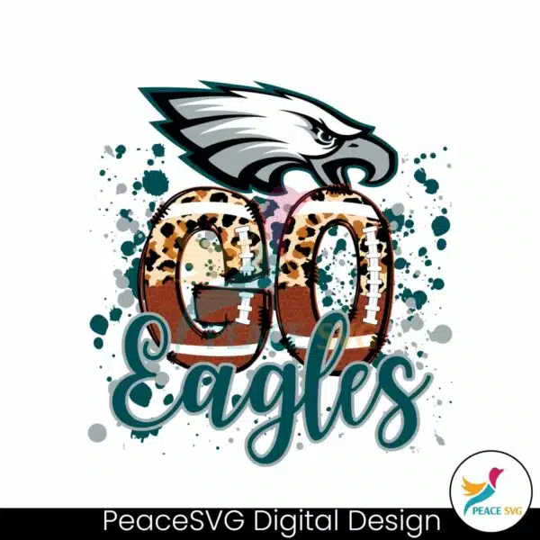 go-eagles-leopard-pattern-svg-digital-download