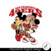 mickey-and-minnie-san-francisco-49ers-svg