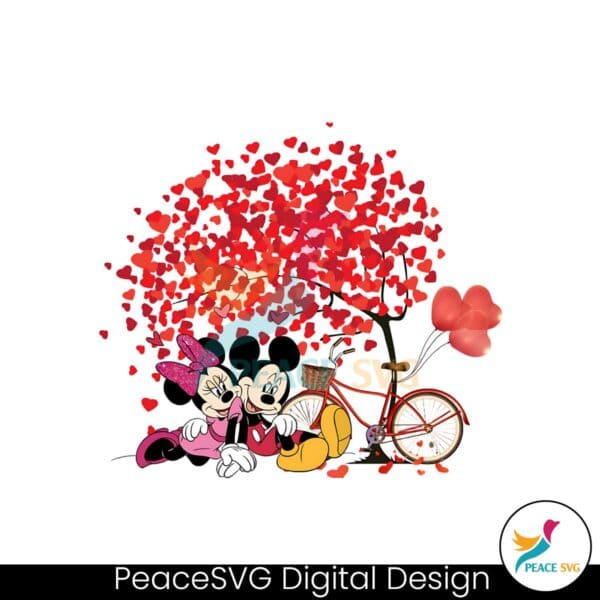 mickey-and-minnie-tree-love-png