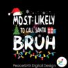 most-likely-to-call-santa-bruh-svg