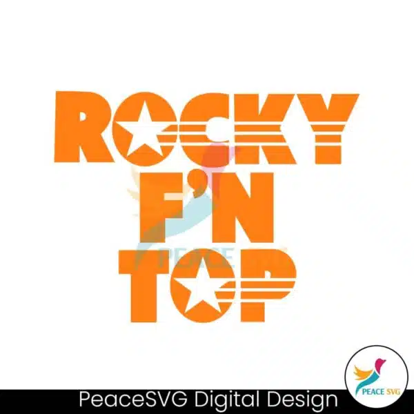 rocky-fn-top-tennessee-volunteers-svg