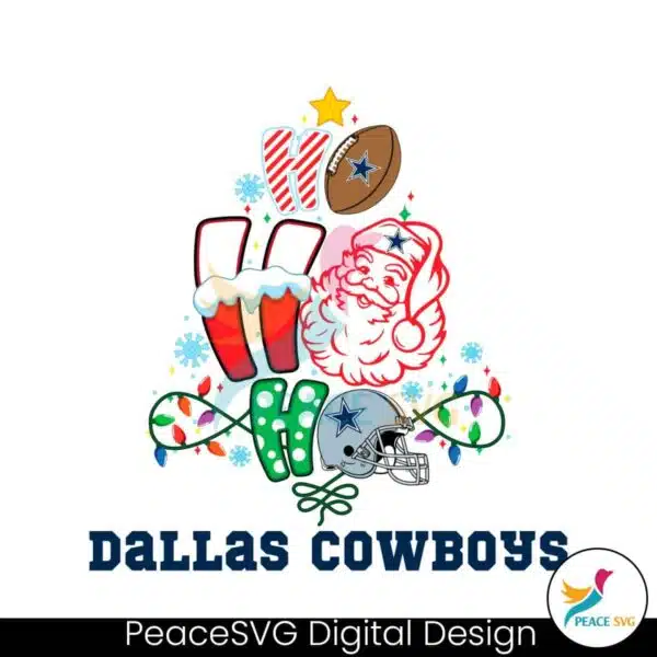 dallas-cowboys-santa-football-helmet-svg