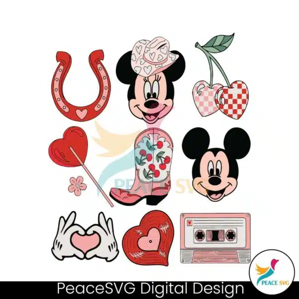 valentines-day-rodeo-minnie-mickey-svg