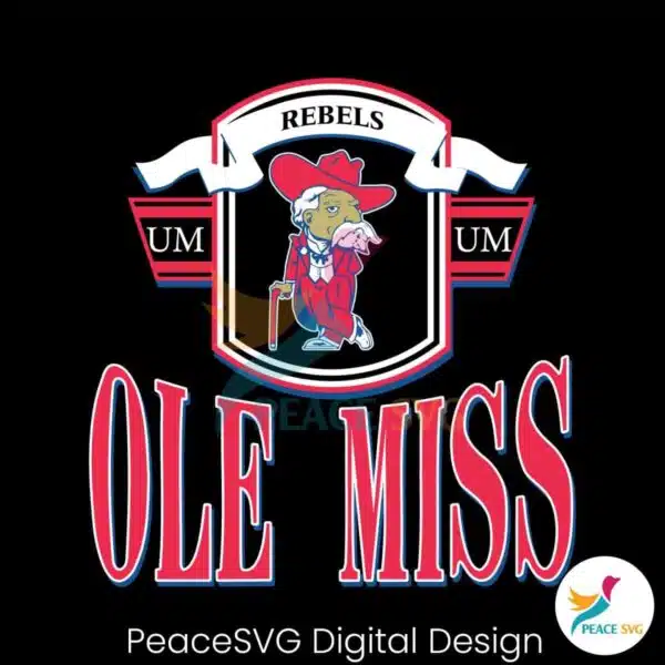 vintage-90s-ole-miss-rebels-university-ncaa-svg