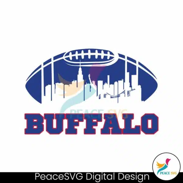 buffalo-bills-1960-football-skyline-svg-digital-download