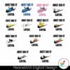 Just Do It Latter Brand Logo SVG Clipart