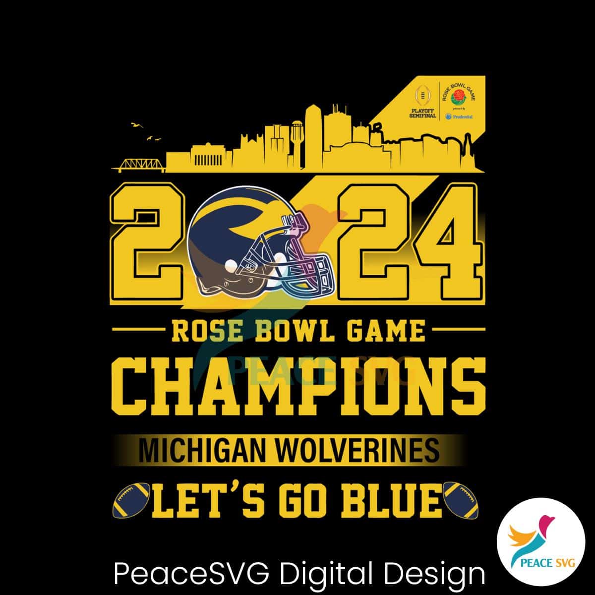 2024-rose-bowl-game-champions-michigan-svg