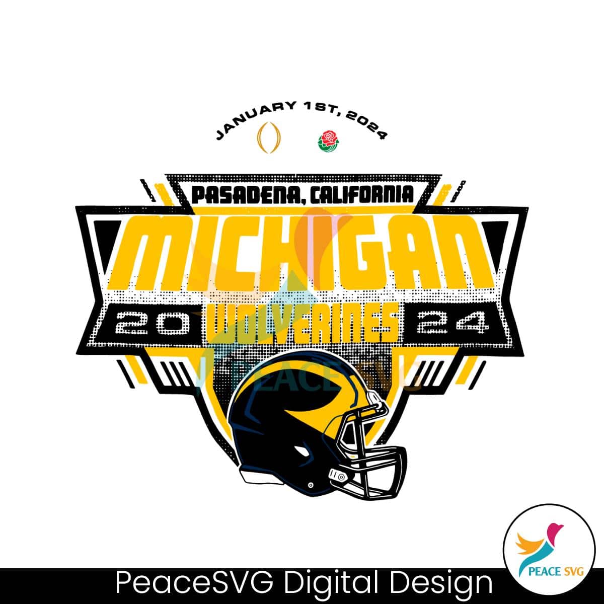 2024 Michigan Wolverines Pasadena California Svg PeaceSVG   MR Peacesvgcom 0301242032 812024172327 1 