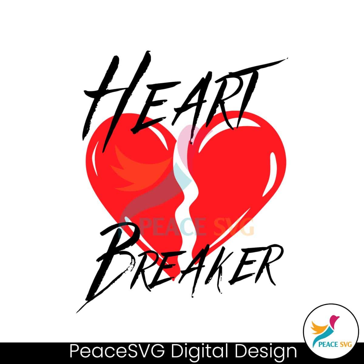 Heart Breaker Funny Valentine Day SVG