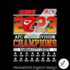 2023-afc-west-division-champions-kansas-city-chiefs-svg