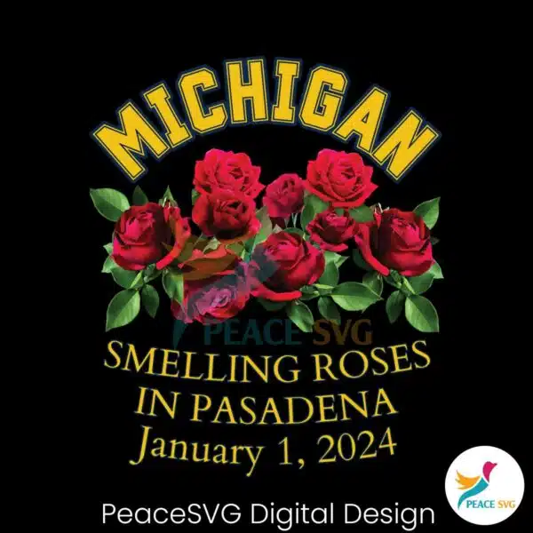 michigan-wolverines-smelling-roses-in-pasadena-png