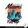 retro-welcome-to-miami-fins-up-svg