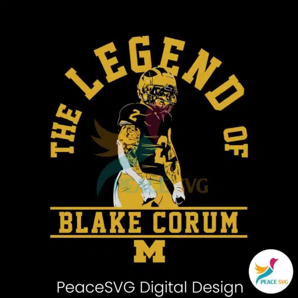 michigan-football-the-legend-of-blake-corum-svg