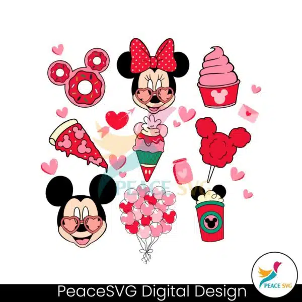 valentine-mickey-and-friends-snacks-png