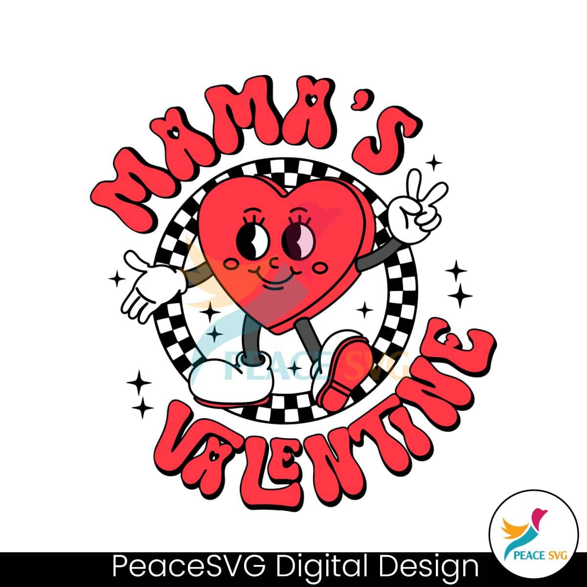 Mamas Valentine Cute Heart SVG » PeaceSVG