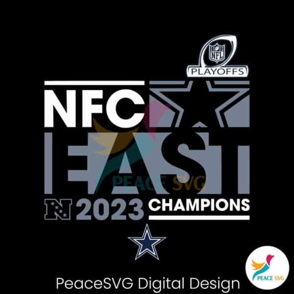 2023-nfc-east-division-champions-cowboys-svg
