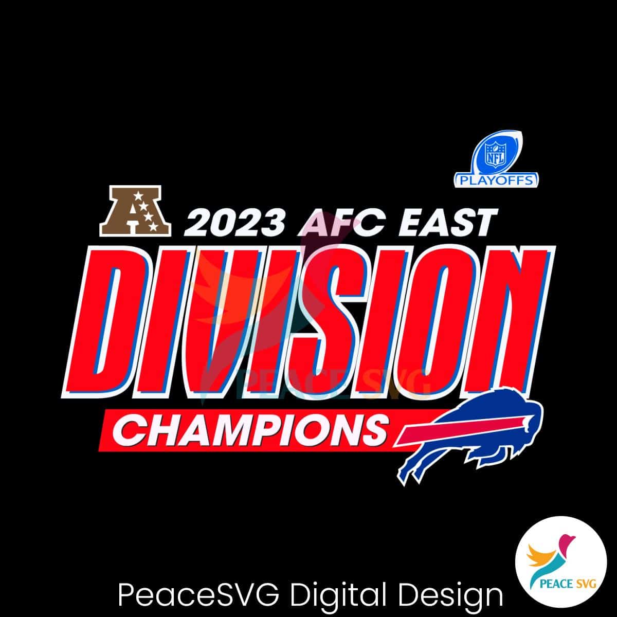 Buffalo Bills AFC East Division Champions 2023 SVG Digital Download ...