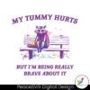my-tummy-hurts-raccoon-meme-svg