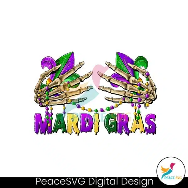 retro-mardi-gras-skeleton-hand-png