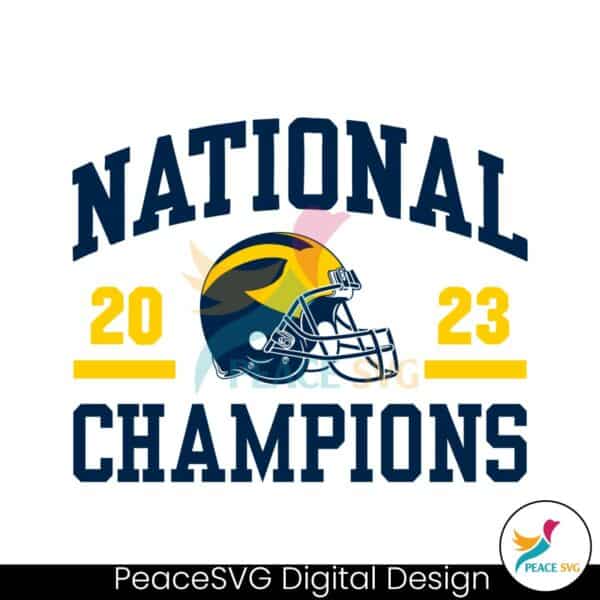 national-champions-michigan-helmet-2023-svg