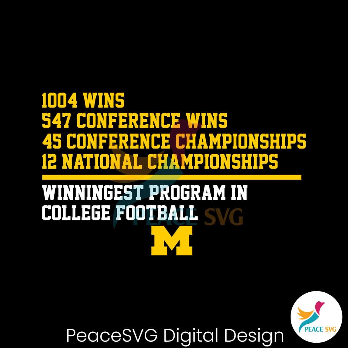 winningest-program-national-champions-michigan-football-svg