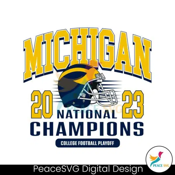 michigan-college-football-playoff-2023-svg