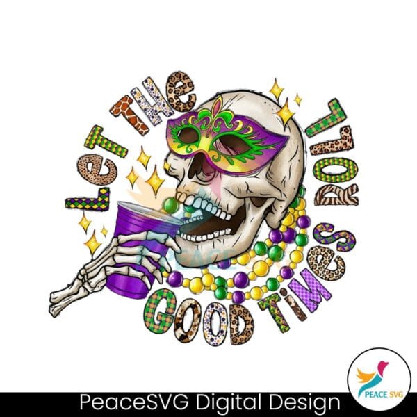 let-the-good-times-roll-mardi-gras-skeleton-png