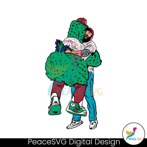 phanatic-phillies-mascot-and-jason-kelce-svg