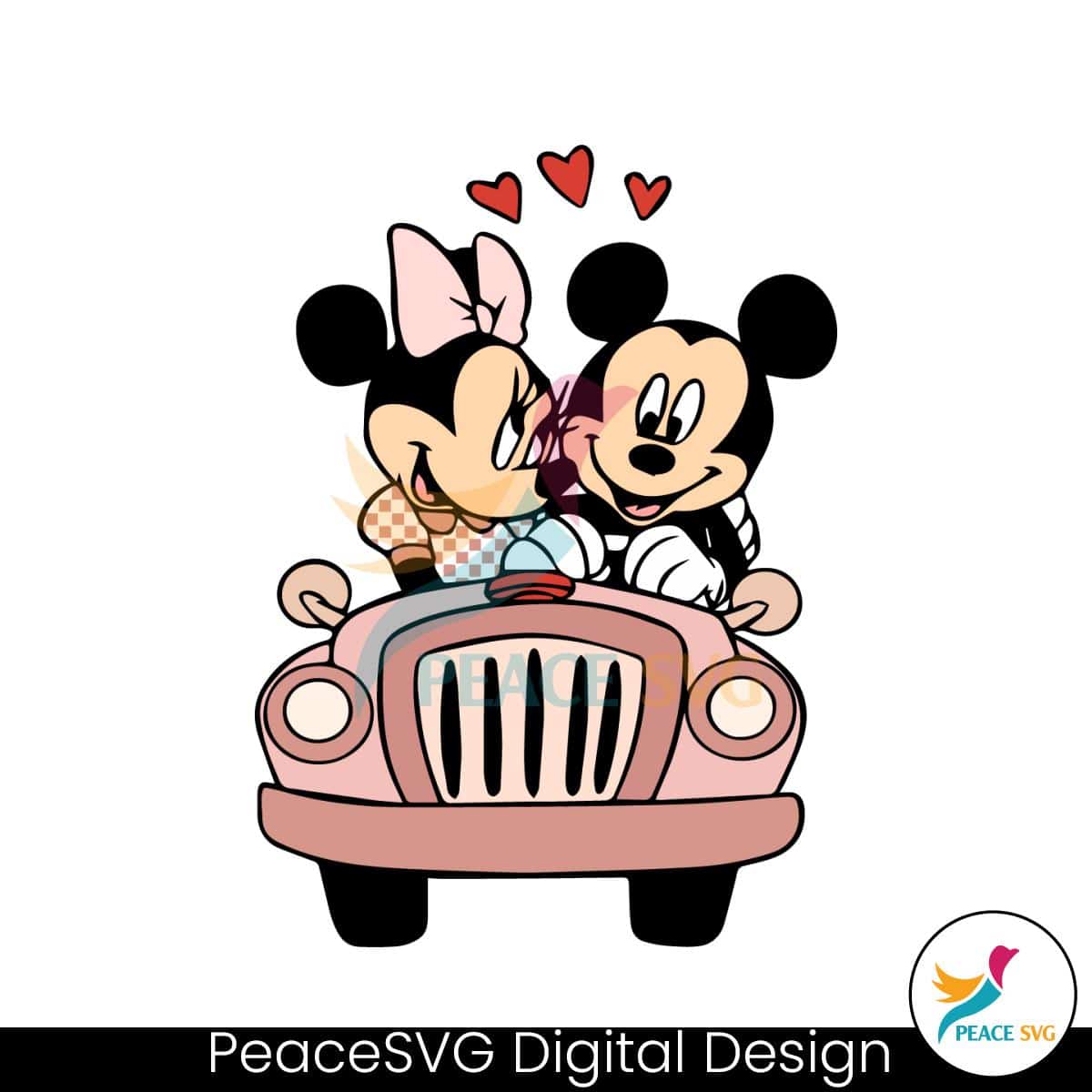 vintage-mickey-and-minnie-love-car-svg