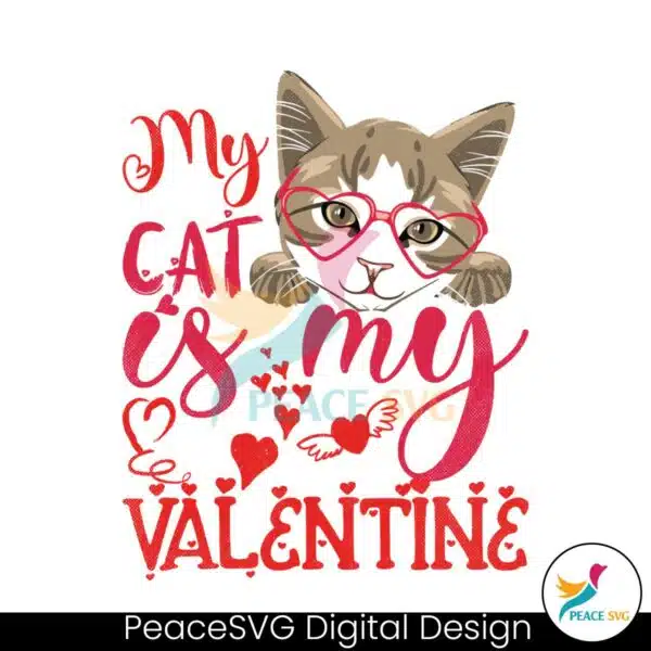 groovy-my-cat-is-my-valentine-svg