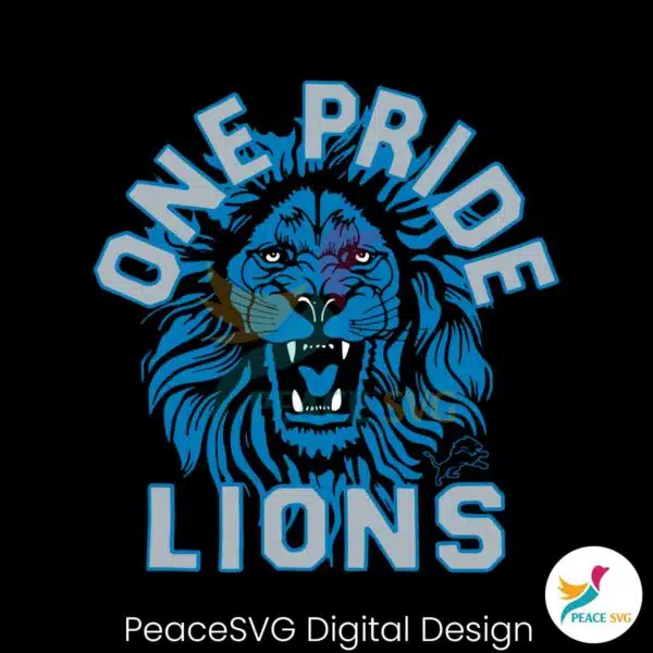 one-pride-lions-detroit-football-svg-digital-download