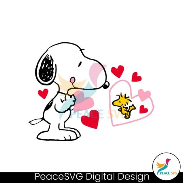 cute-snoopy-love-woodstock-svg