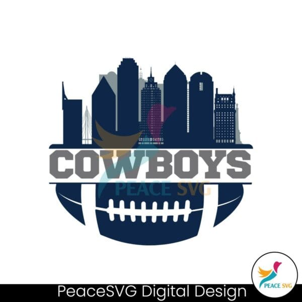 nfl-cowboys-football-skyline-svg
