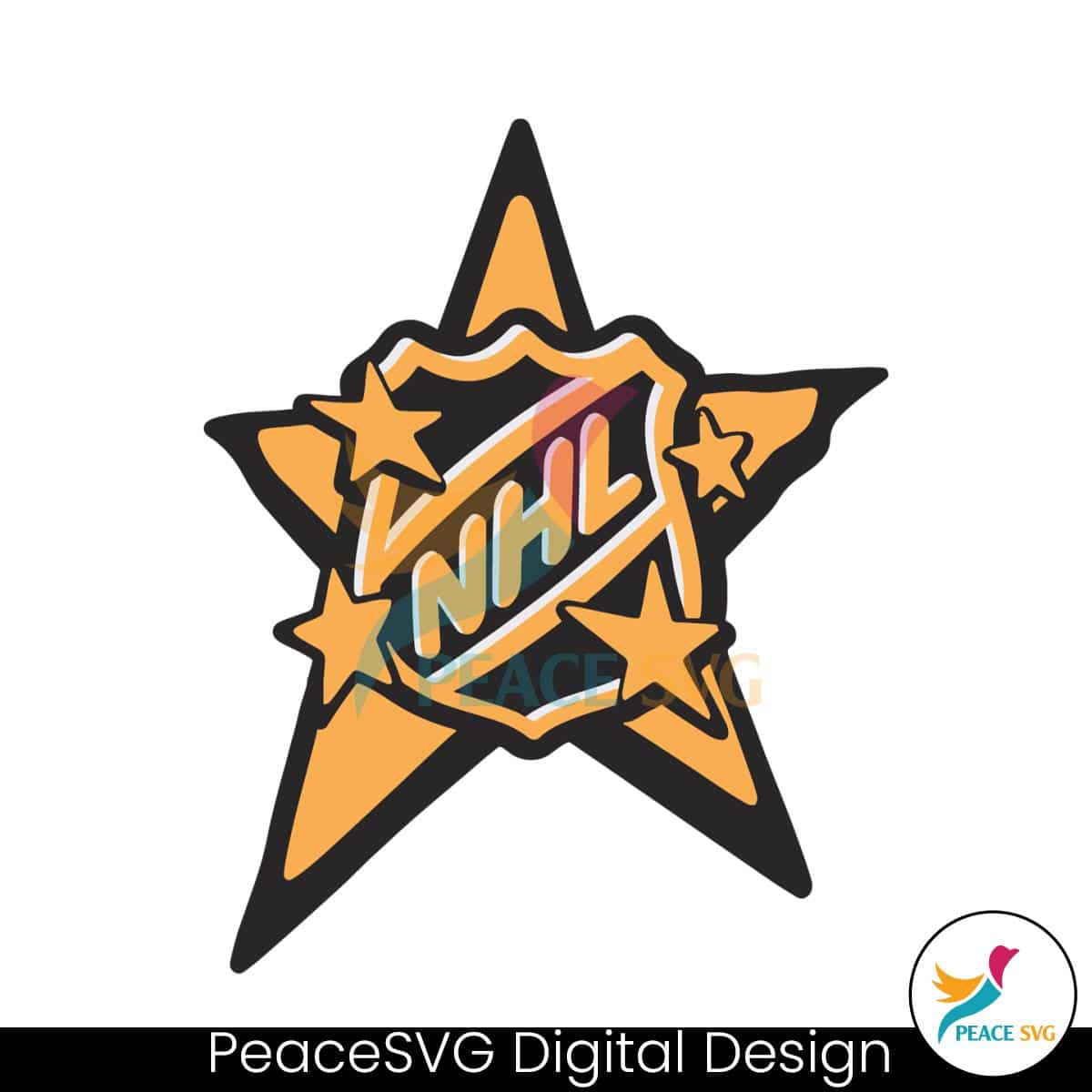 Retro 2024 NHL All Star Game Logo SVG » PeaceSVG