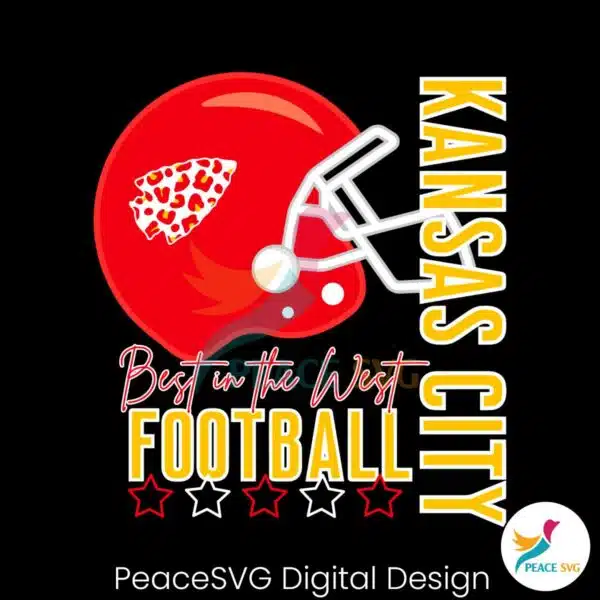 best-of-the-west-kansas-city-football-helmet-svg-digital-download