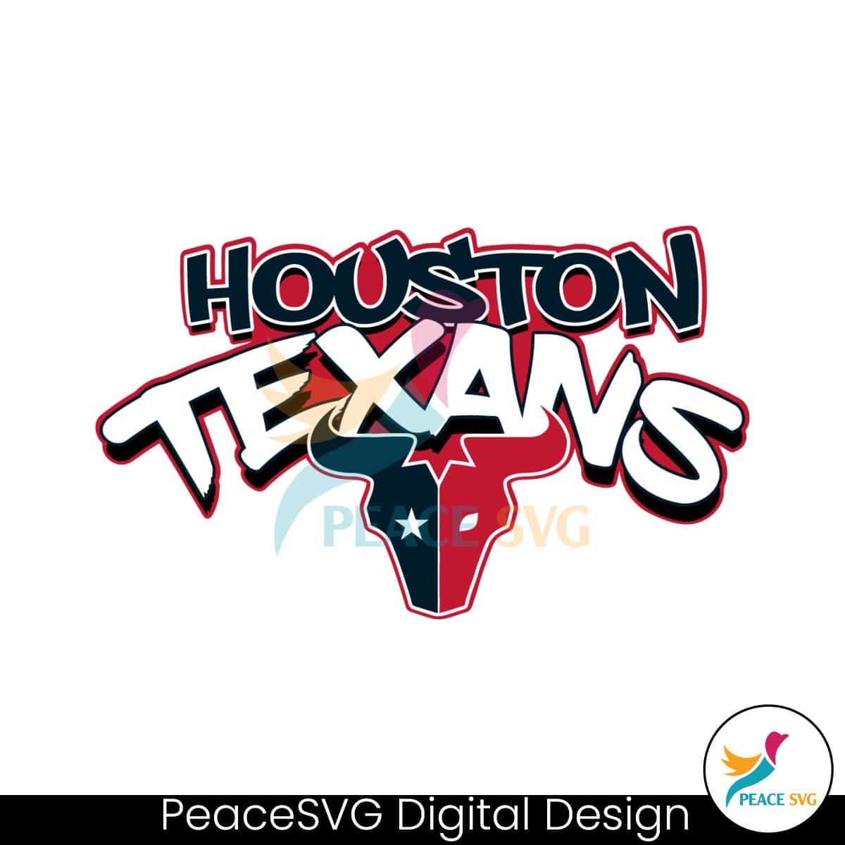 Retro Houston Texans Football NFL Svg Digital Download