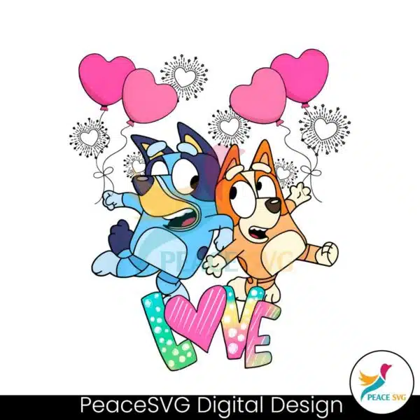 bluey-dog-and-bingo-couple-love-valentine-png