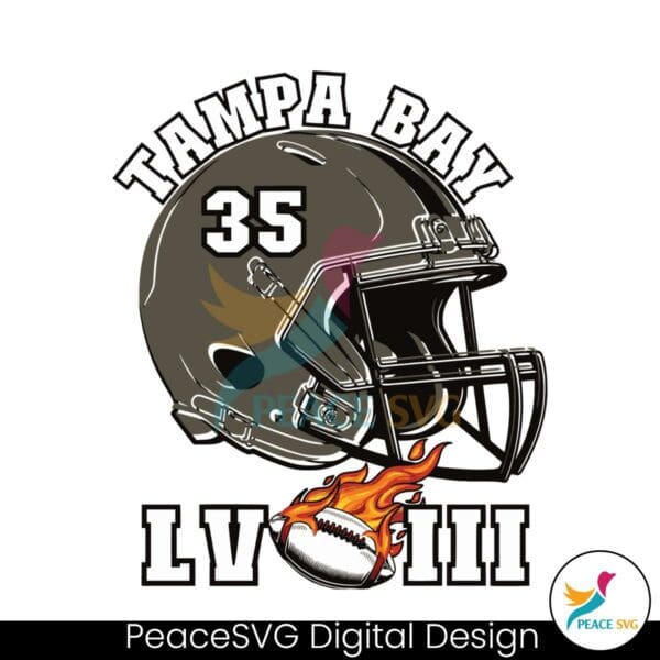 super-bowl-lviii-tampa-bay-football-helmet-svg
