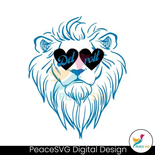 valentine-detroit-lions-heart-shaped-eyeglasses-svg