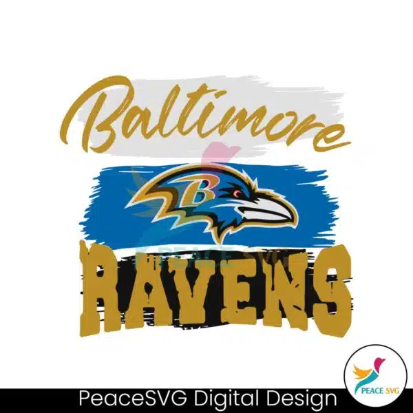 baltimore-ravens-team-nfl-football-svg