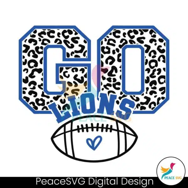 retro-nfl-football-go-lions-svg