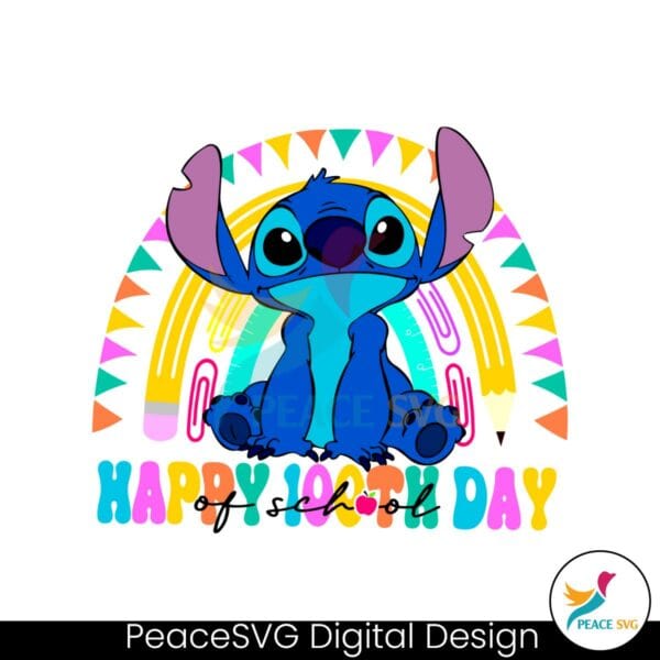 happy-100th-days-of-school-rainbow-stitch-svg