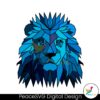 lion-blue-mascot-detroit-lions-svg