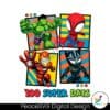 retro-spiderman-hero-100-super-days-png