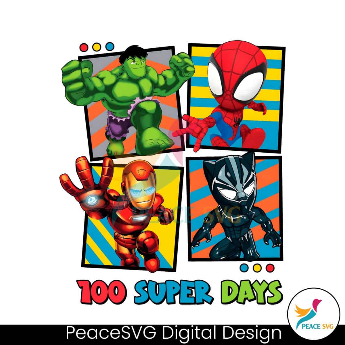 retro-spiderman-hero-100-super-days-png