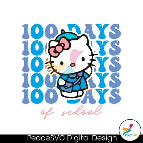 kitty-100-days-of-school-svg