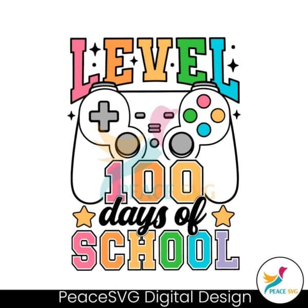level-100-days-of-school-game-controllers-svg